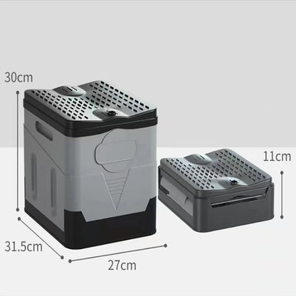 Folding Portable Car Toilet with Anti-Odor Box by HitMyNeed