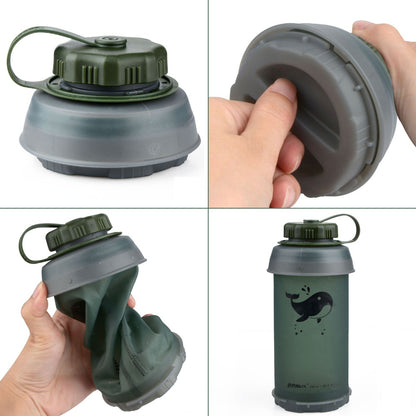 Folding Portable Water Bottle 750ml TPU by HitMyNeed