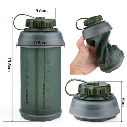 Folding Portable Water Bottle 750ml TPU by HitMyNeed