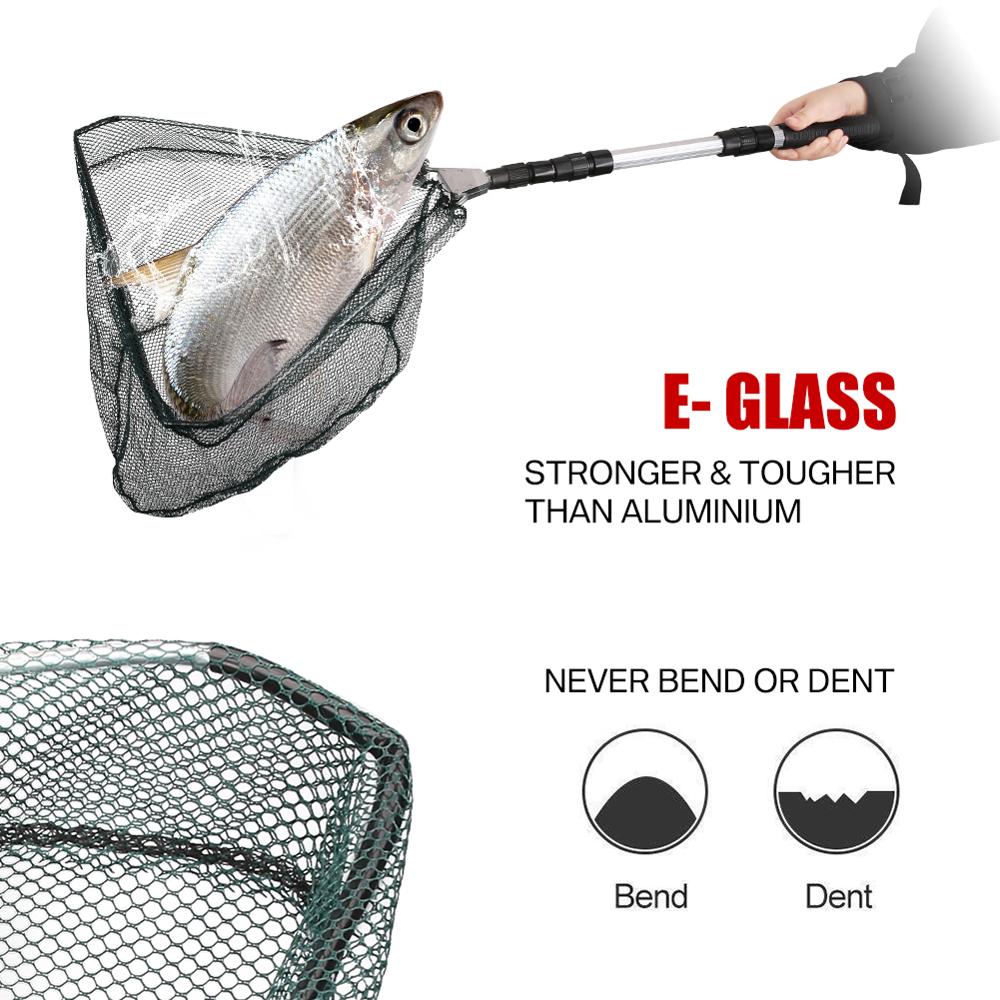 Folding Retractable Fishing Net with Telescopic Handle by HitMyNeed