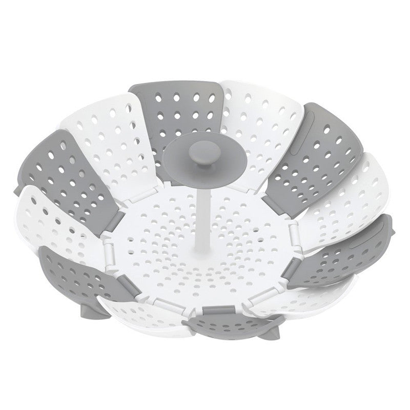 Folding Silicone Food Steamer Basket by HitMyNeed
