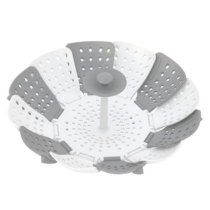 Folding Silicone Food Steamer Basket by HitMyNeed