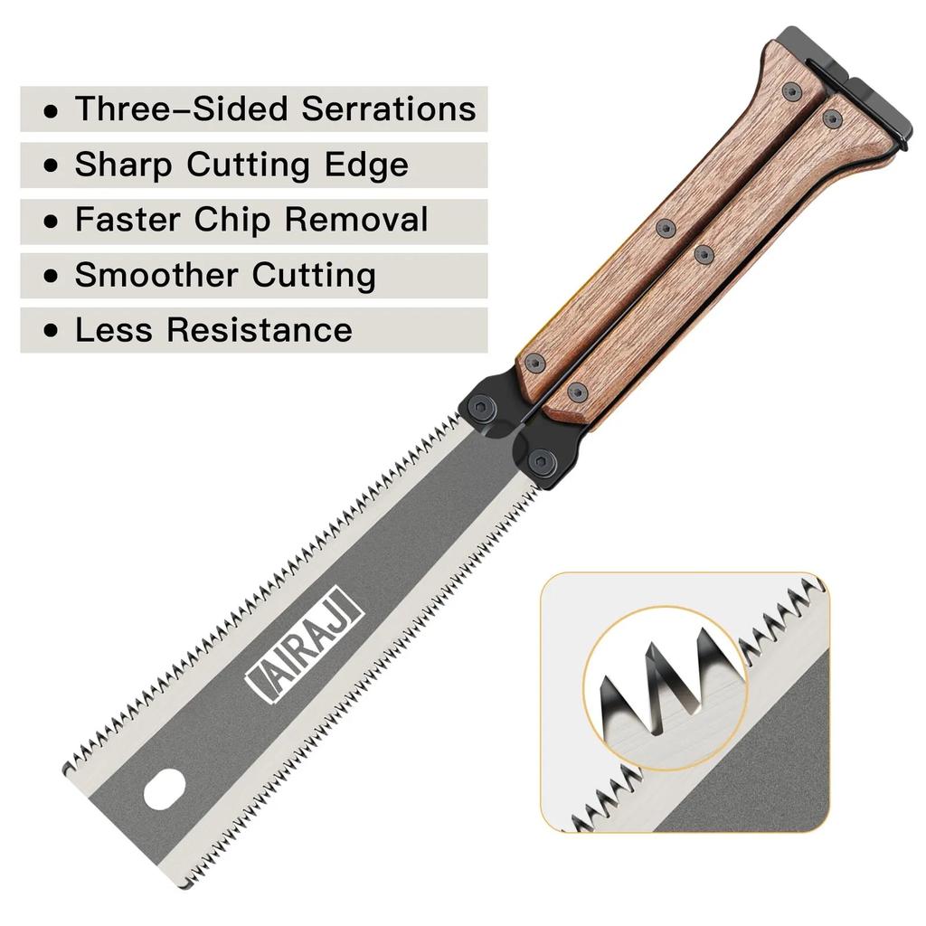Folding SK5 Japanese Pocket Saw for Wood & Garden by HitMyNeed