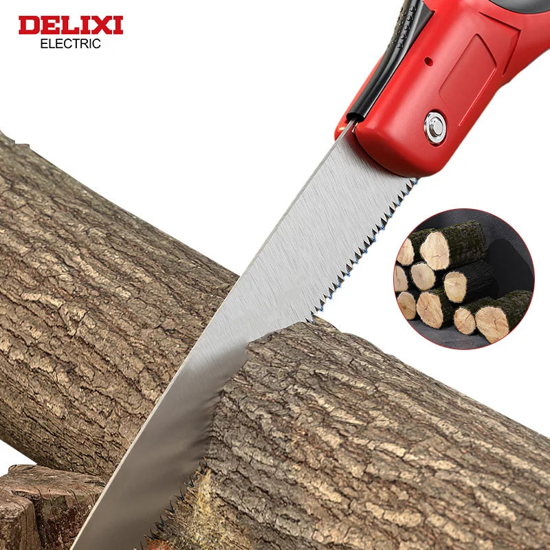 Folding SK5 Steel Saw with One-Button Lock 180-300mm by HitMyNeed