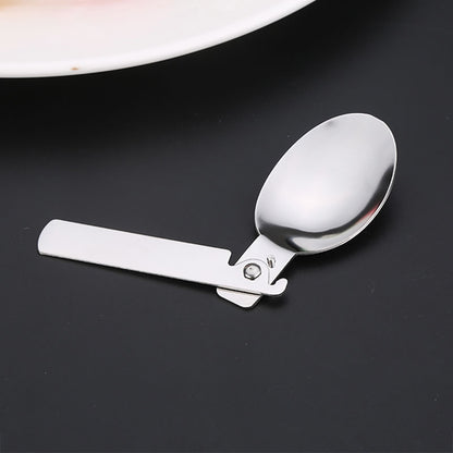 Folding Stainless Steel Portable Spoon by HitMyNeed