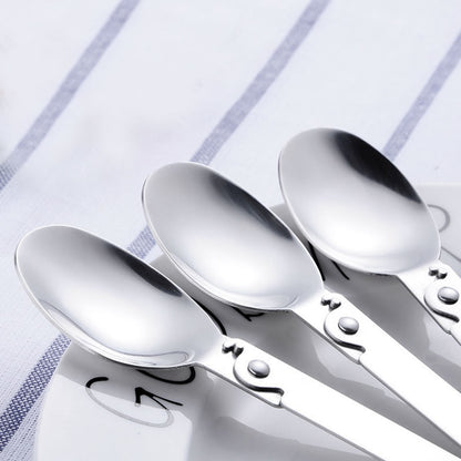 Folding Stainless Steel Portable Spoon by HitMyNeed