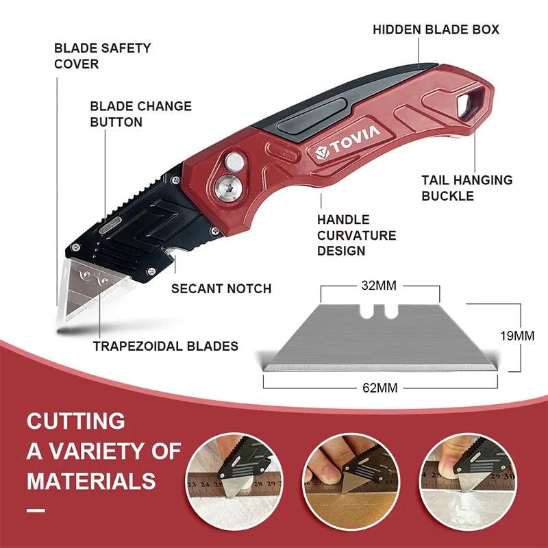 Folding Utility Knife with Replaceable Blades by HitMyNeed
