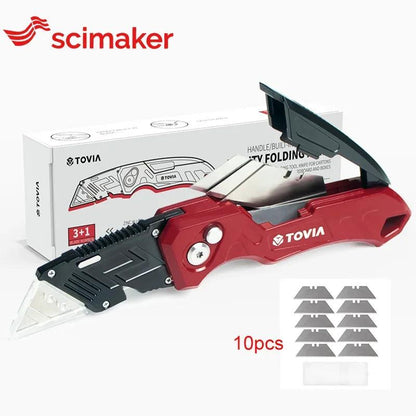 Folding Utility Knife with Replaceable Blades hka42-s10 by HitMyNeed
