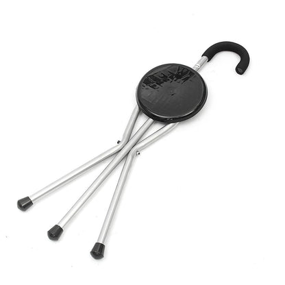 Folding Walking Stick with Integrated Seat by HitMyNeed