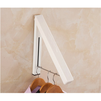 Folding Wall Mounted Clothes Hanging Rack by HitMyNeed