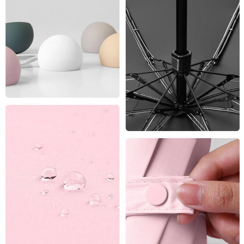 Folding Windproof Mini Travel Umbrella with Capsule Case by HitMyNeed