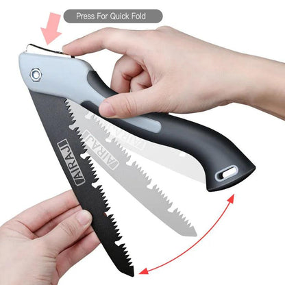 Folding Wood Saw for Camping, Pruning & DIY by HitMyNeed