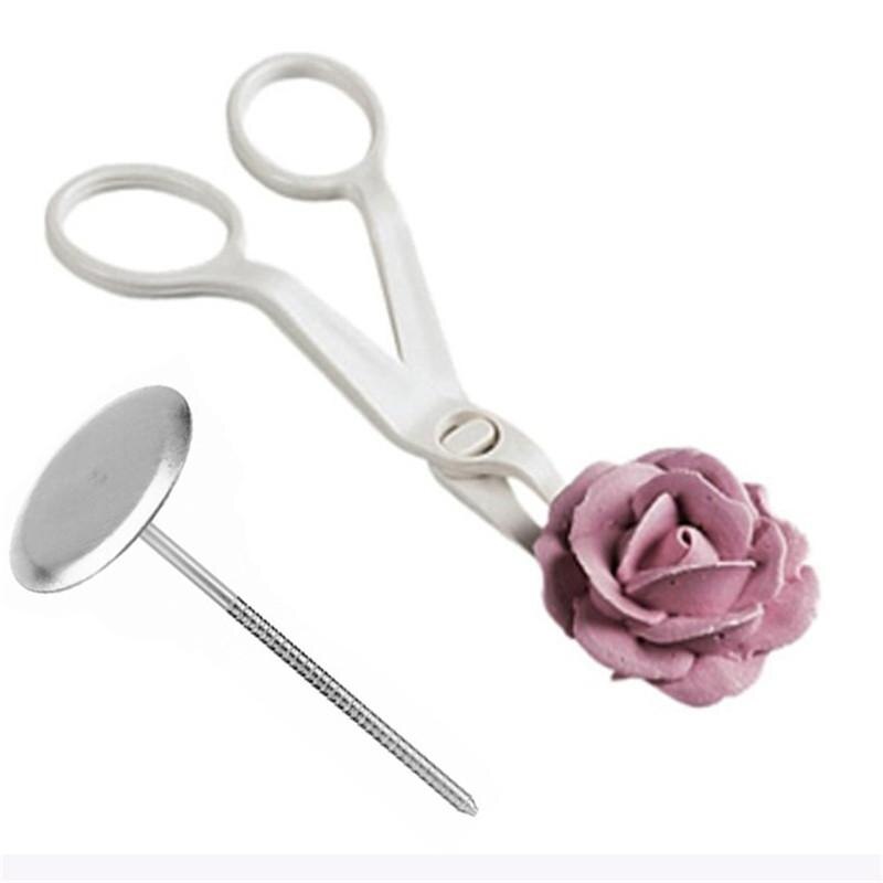 Fondant Flower Scissors and Icing Nail Set by HitMyNeed