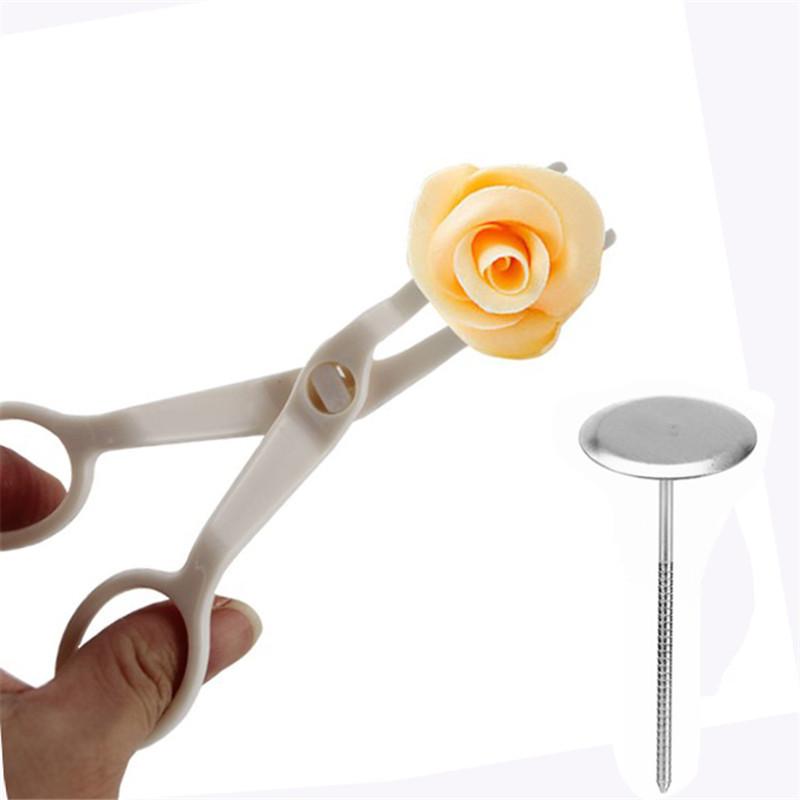 Fondant Flower Scissors and Icing Nail Set by HitMyNeed