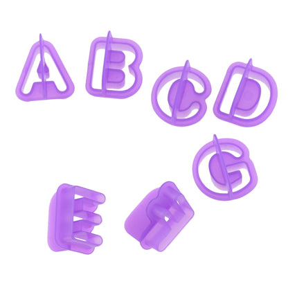 Fondant Letter & Number Cutters Set (40 pcs) by HitMyNeed