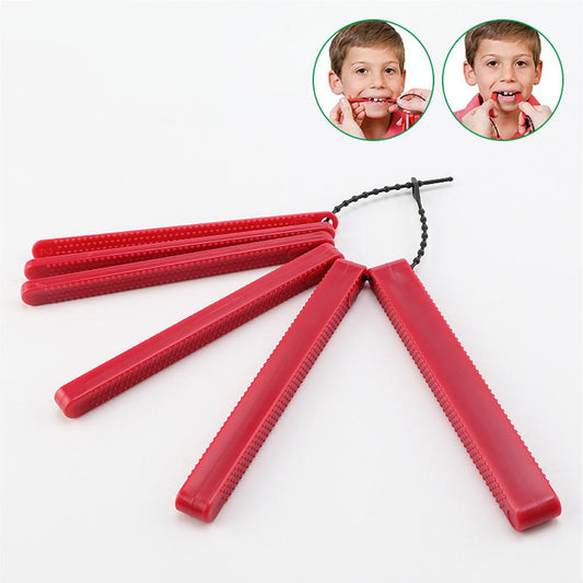 Food Grade Bite Blocks for Speech Therapy, Set of 6 by HitMyNeed