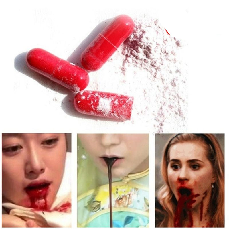 Food-Grade Fake Blood Capsules (6 Pack) by HitMyNeed