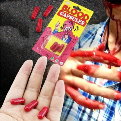 Food-Grade Fake Blood Capsules (6 Pack) by HitMyNeed