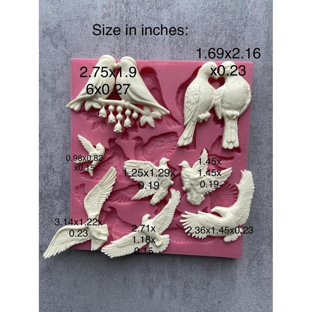 Food Grade Silicone Bird Mold for Baking & Candy by HitMyNeed