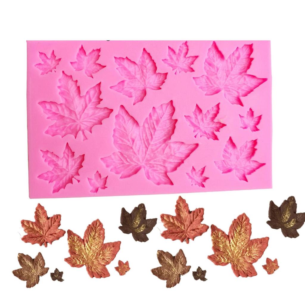 Food Grade Silicone Maple Leaf Mold by HitMyNeed