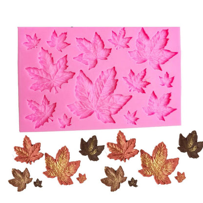 Food Grade Silicone Maple Leaf Mold by HitMyNeed