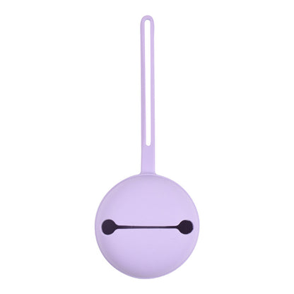 Food Grade Silicone Pacifier Case with Strap purple by HitMyNeed