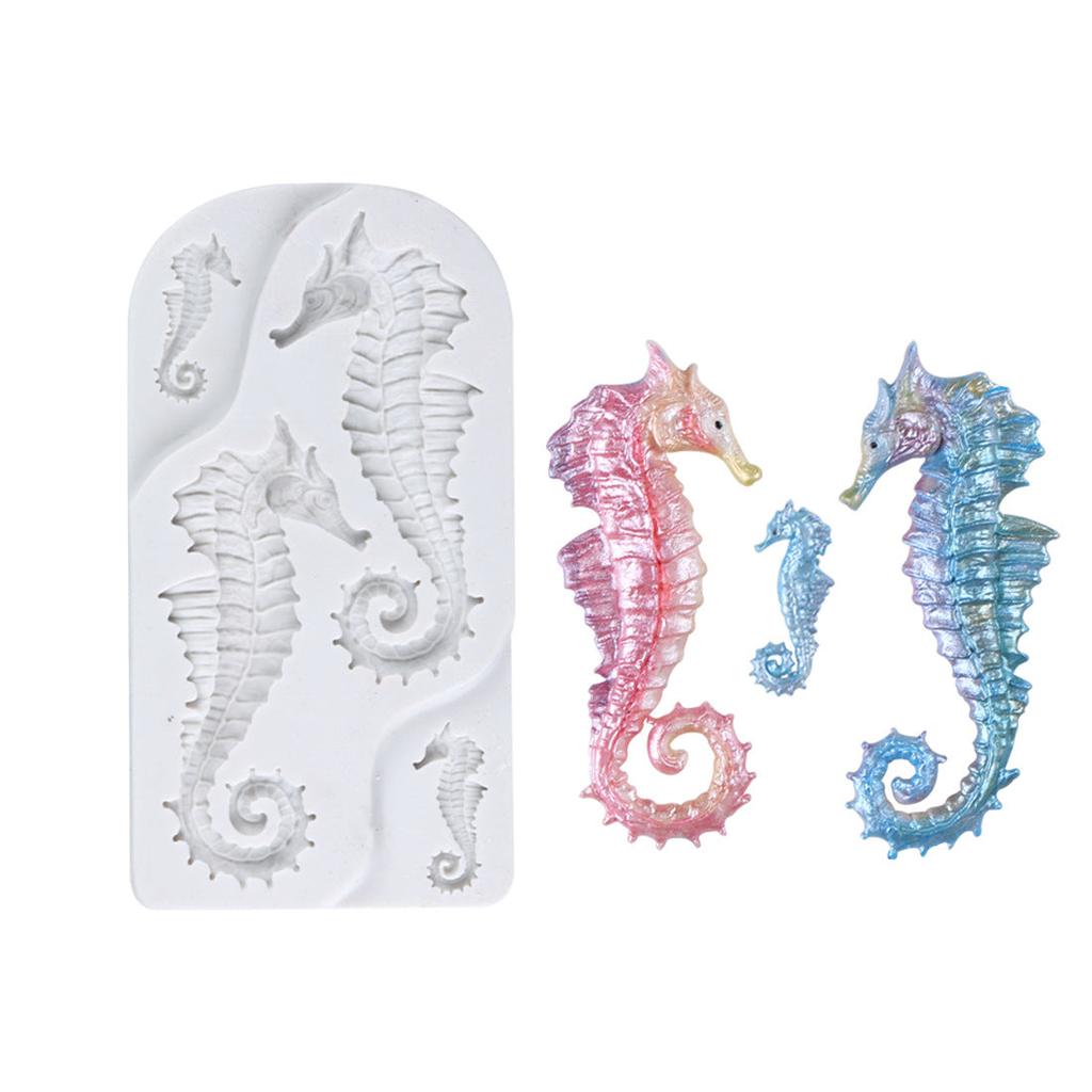 Food Grade Silicone Seahorse Mold for Baking & Crafts by HitMyNeed