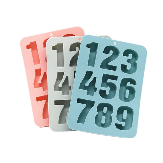 Food-Safe Silicone Number Mold for Cakes & Pastries by HitMyNeed