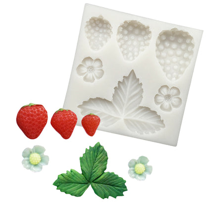 Food Safe Silicone Strawberry Mold for Baking & Crafts by HitMyNeed