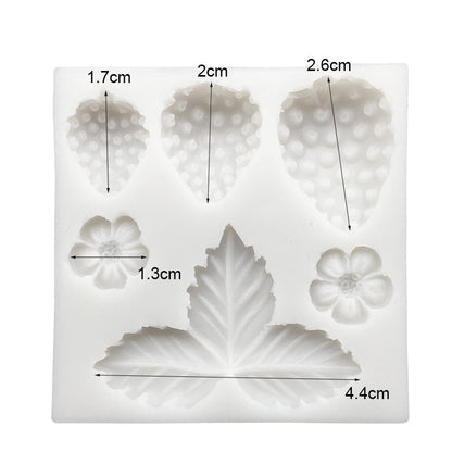 Food Safe Silicone Strawberry Mold for Baking & Crafts by HitMyNeed