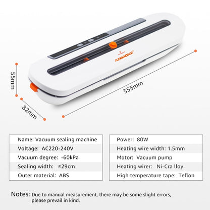 Food Saver Vacuum Sealer with Bags, 30 cm Seal Width by HitMyNeed