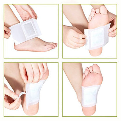Foot Detox Pads Patch Set (10 Pads + 10 Adhesives) by HitMyNeed