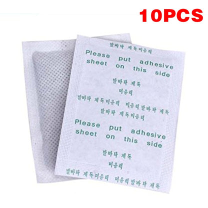 Foot Detox Pads Patch Set (10 Pads + 10 Adhesives) by HitMyNeed