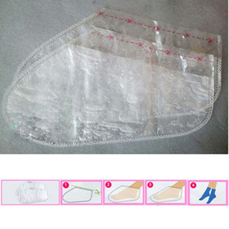 Foot Peel Mask Set of 6 for Dry, Cracked Heels by HitMyNeed