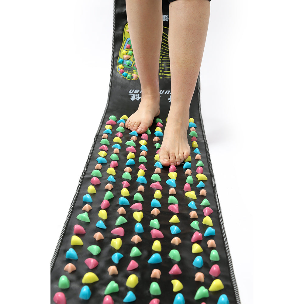 Foot Reflexology Acupressure Mat with Removable Stones by HitMyNeed