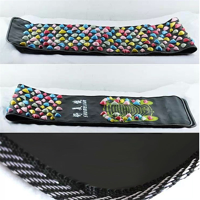 Foot Reflexology Acupressure Mat with Removable Stones by HitMyNeed