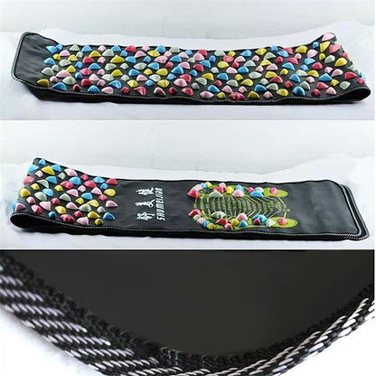 Foot Reflexology Acupressure Mat with Removable Stones by HitMyNeed