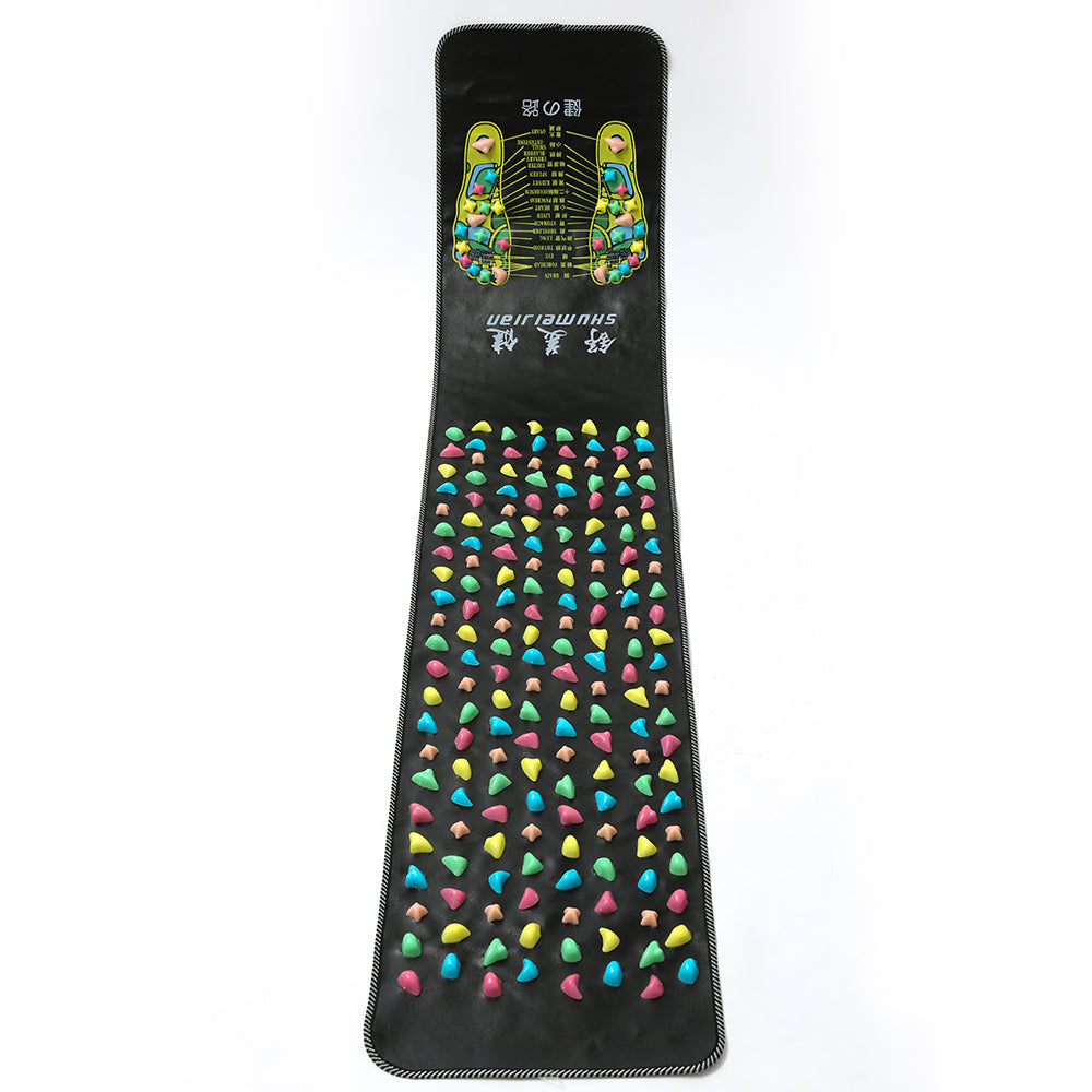 Foot Reflexology Acupressure Mat with Removable Stones by HitMyNeed