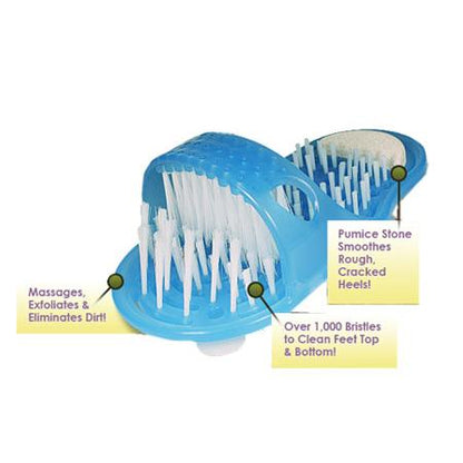 Foot Scrub and Massage Slippers for Shower by HitMyNeed