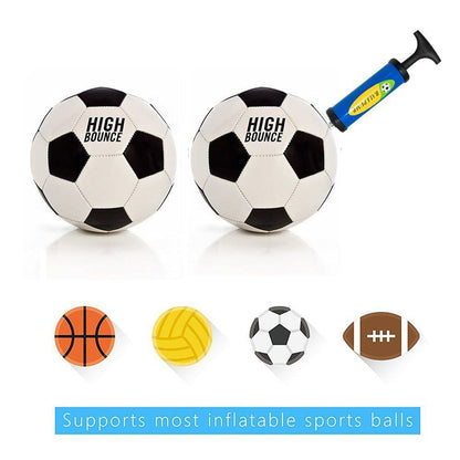 Football Ball Pump Inflator Set with 14 Accessories by HitMyNeed