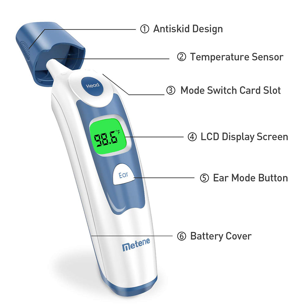 Forehead Infrared Thermometer with Fever Alert by HitMyNeed