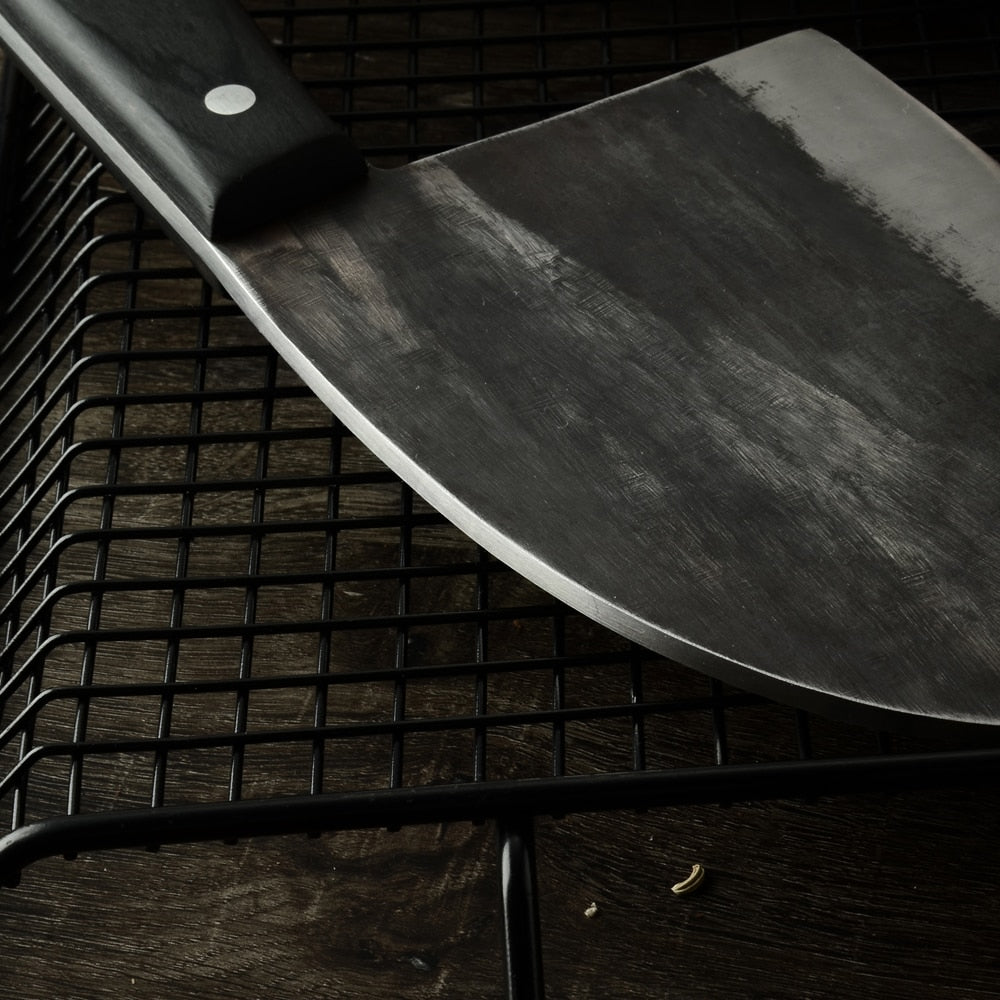 Forged High-Carbon Steel Butcher Bone Chopper Knife by HitMyNeed