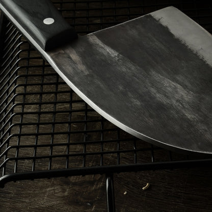 Forged High-Carbon Steel Butcher Bone Chopper Knife by HitMyNeed