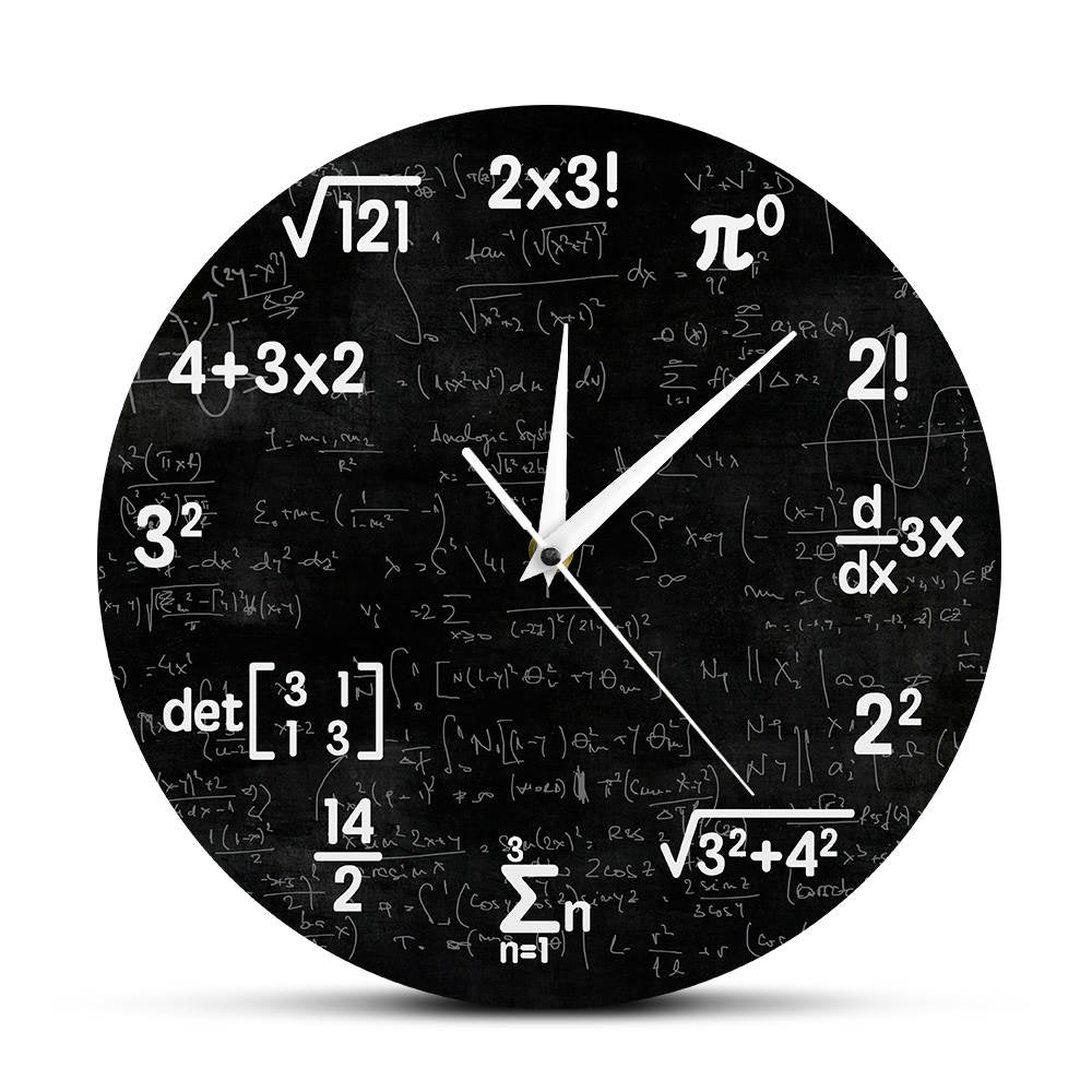 Formula Math Wall Clock for Home & Office by HitMyNeed