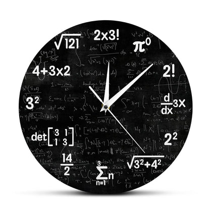 Formula Math Wall Clock for Home & Office by HitMyNeed