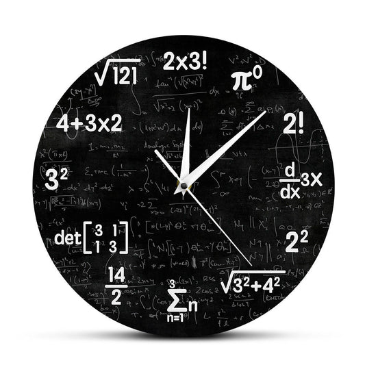 Formula Math Wall Clock for Home & Office by HitMyNeed