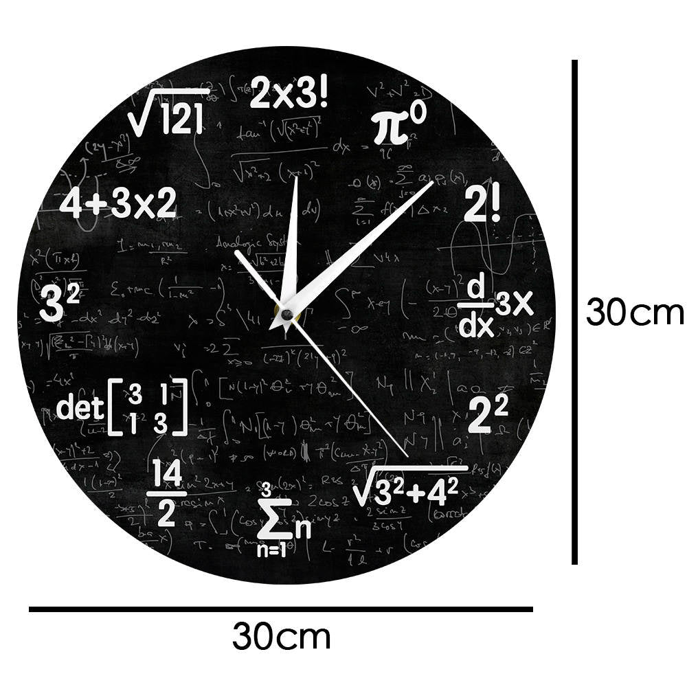 Formula Math Wall Clock for Home & Office by HitMyNeed