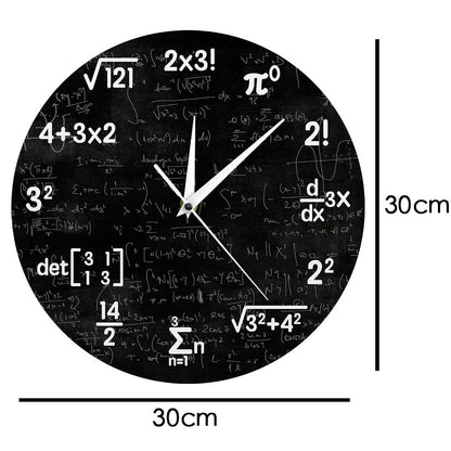 Formula Math Wall Clock for Home & Office by HitMyNeed