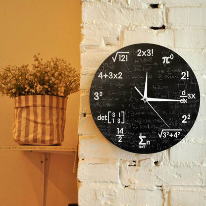 Formula Math Wall Clock for Home & Office by HitMyNeed