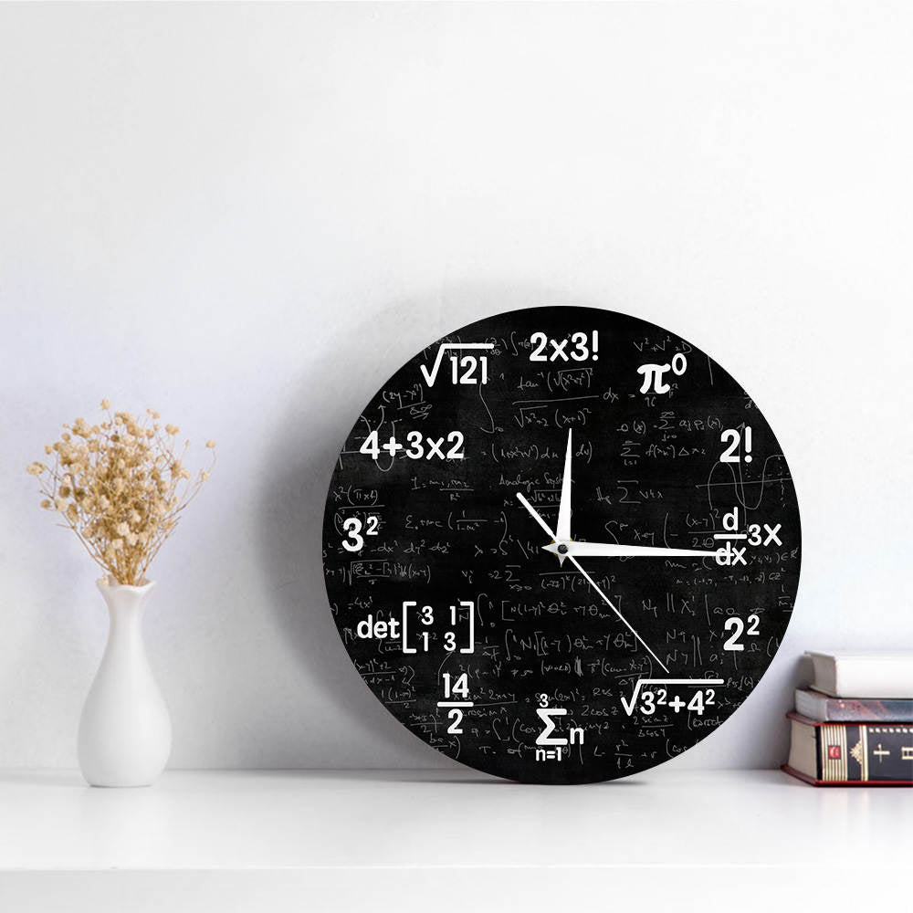 Formula Math Wall Clock for Home & Office by HitMyNeed